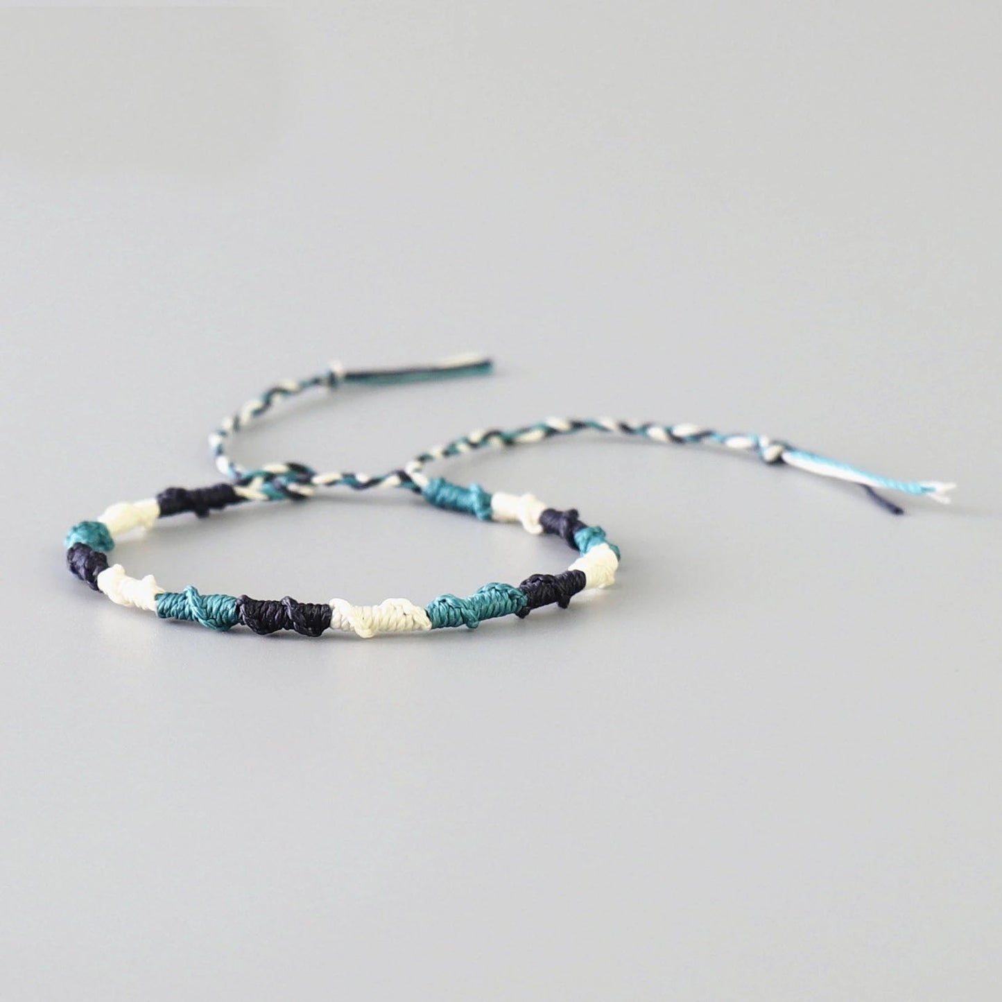Handmade Tibetan Blessed Waterproof Thread for "Friendship, Cleansing & Purity" (warding off evil energy & spirit)