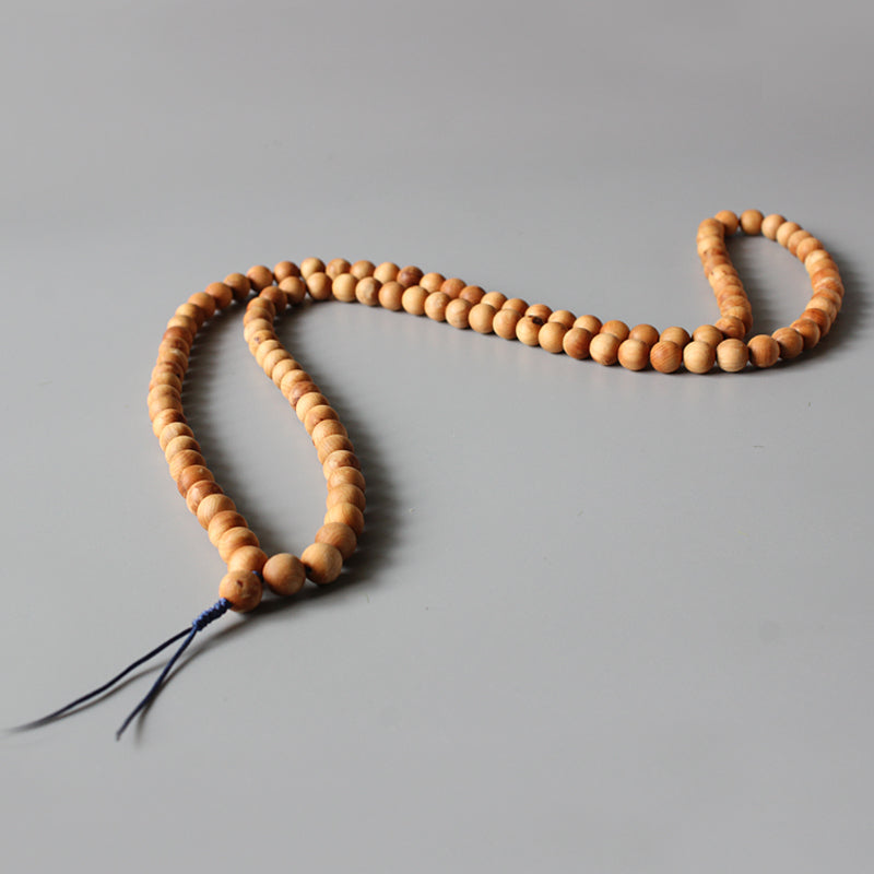 Buddhist Handcrafted Nature Sandalwood Necklace for "Meditation" - Own Becoming