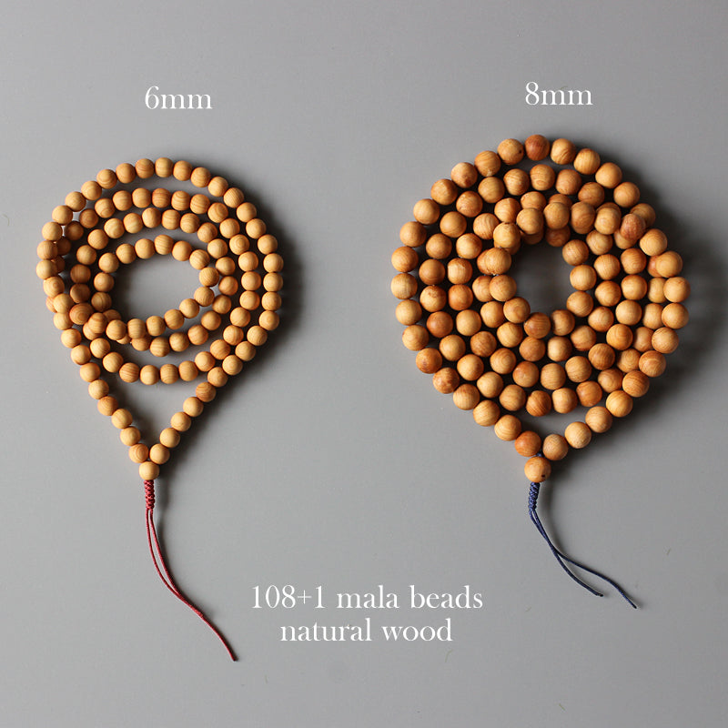 Buddhist Handcrafted Nature Sandalwood Necklace for "Meditation" - Own Becoming