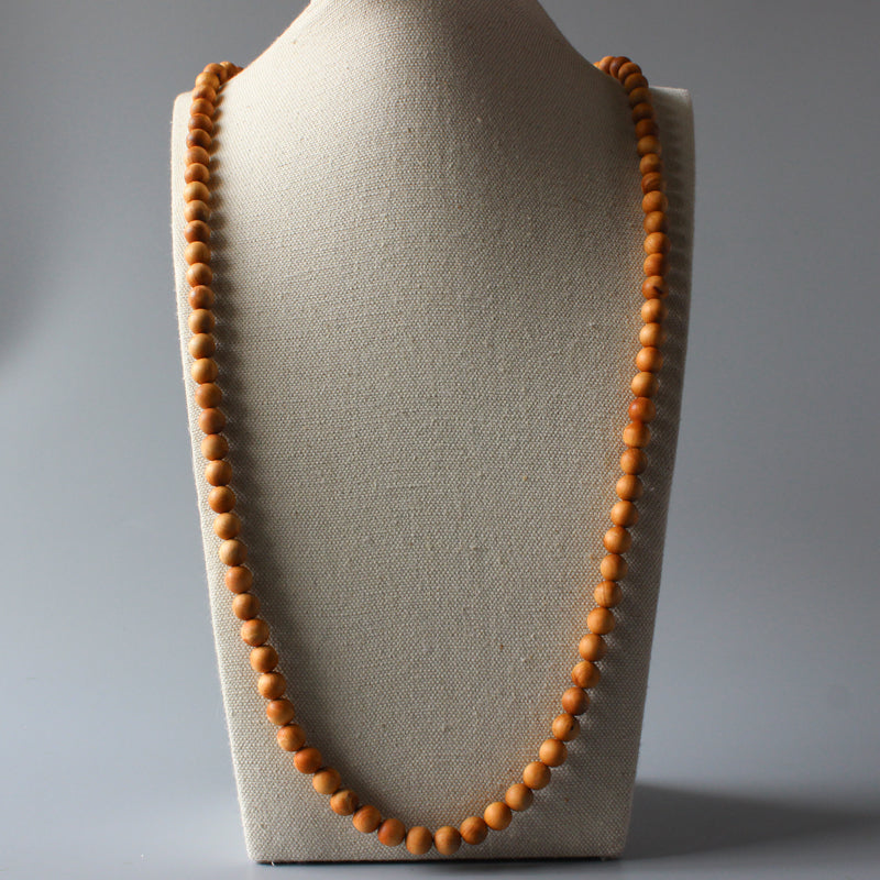 Buddhist Handcrafted Nature Sandalwood Necklace for "Meditation" - Own Becoming