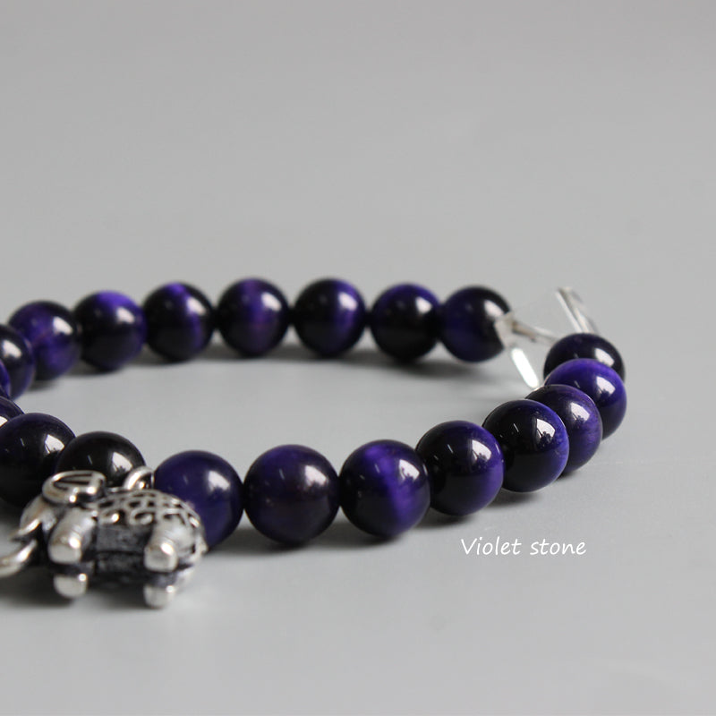 Health Charm (Violet Gemstone and Pure Quartz)