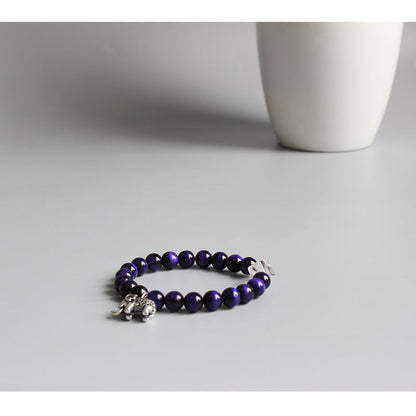 Health Charm (Violet Gemstone and Pure Quartz)