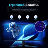 Surface Curved Gaming Monitor 32 Inch 144Hz by SanvWorld (with 1ms, 2k WQHD, Big Fish Screen, HDR, Free Sync, FPS/RTS dual mode, Gameplus Aim Point)