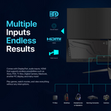 Surface Curved Gaming Monitor 32 Inch 144Hz by SanvWorld (with 1ms, 2k WQHD, Big Fish Screen, HDR, Free Sync, FPS/RTS dual mode, Gameplus Aim Point)