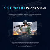 Surface Curved Gaming Monitor 32 Inch 144Hz by SanvWorld (with 1ms, 2k WQHD, Big Fish Screen, HDR, Free Sync, FPS/RTS dual mode, Gameplus Aim Point)
